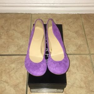 JCrew violet flats